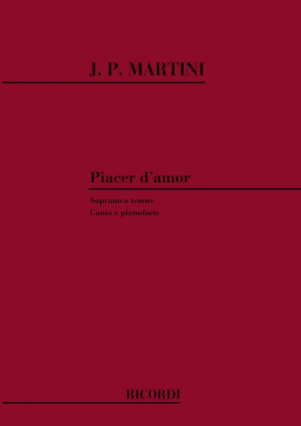 Piacer D'Amor - pro zpěv a klavír